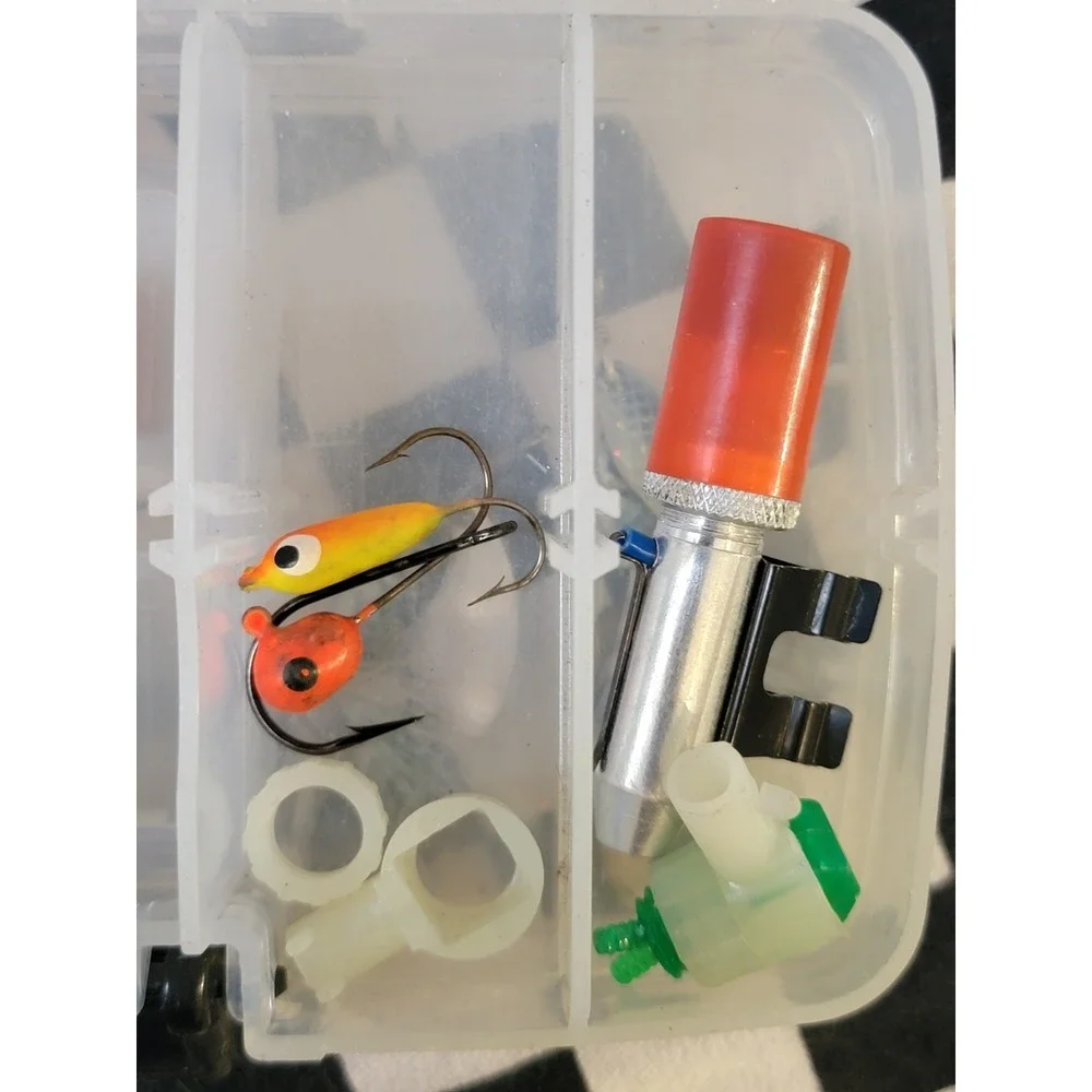 Fishing Tackle Box Lot – Lures, Jigs, Spinners & Accessories – As Found...